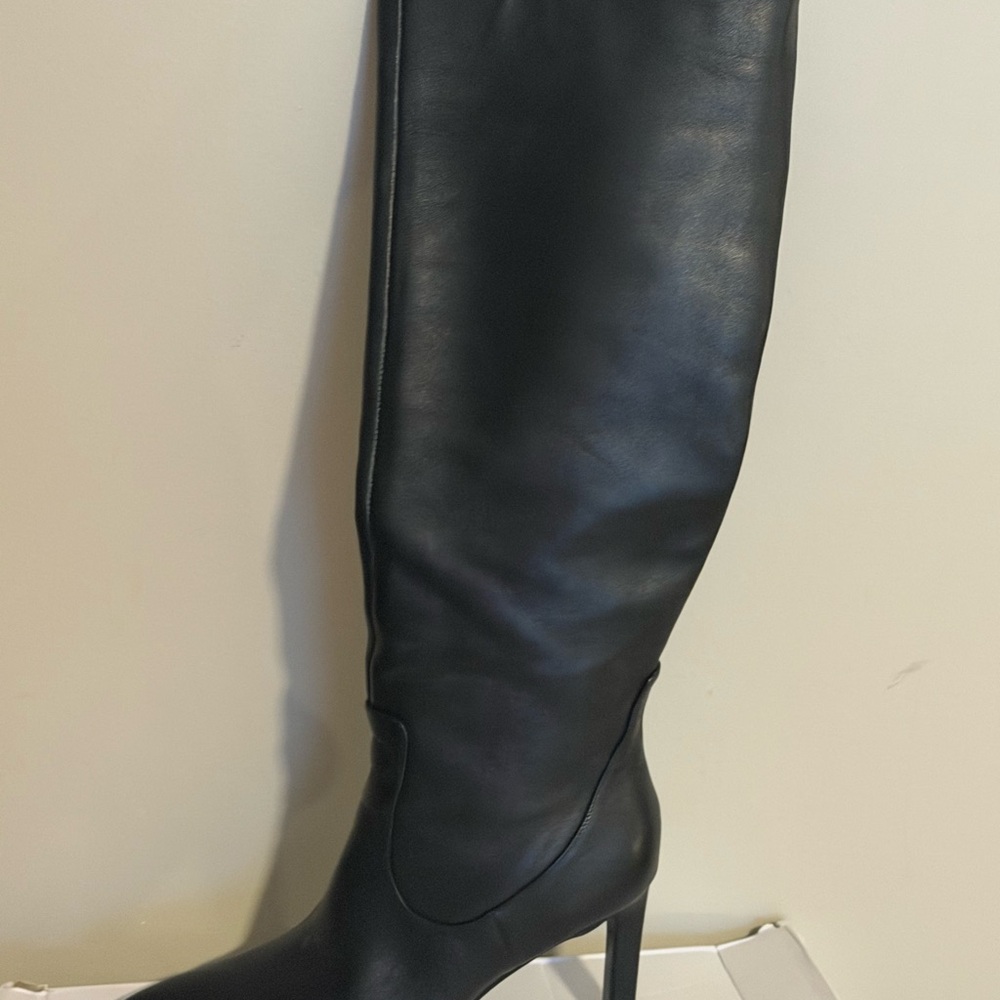 Calvin Klein Black Heeled Boots